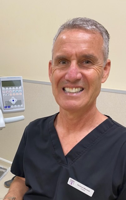 Richard In The Surgery with a black top