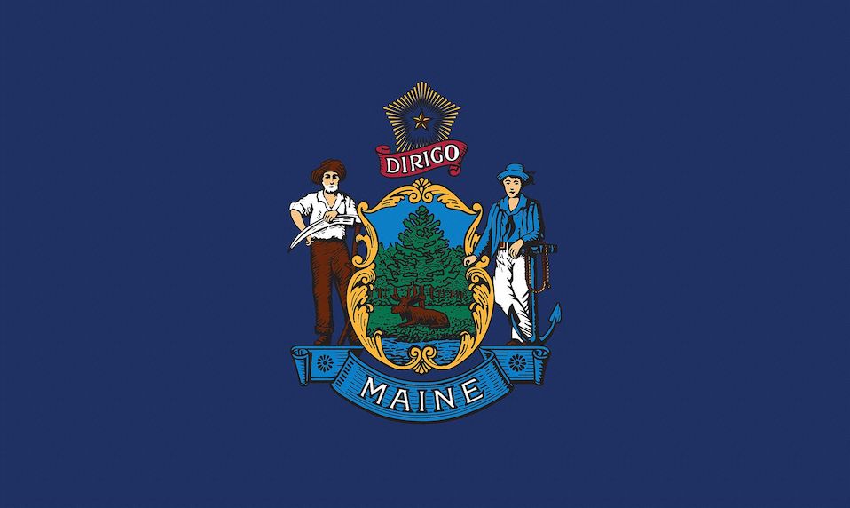 maine flag