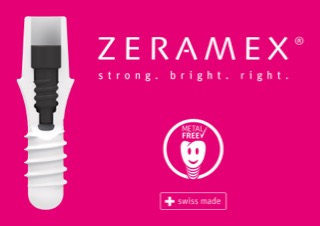 Zeramex Zirconia dental implant logo
